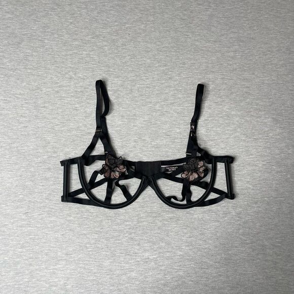 Victoria's Secret Very Sexy Unlined Strappy Balconette Lingerie Bra